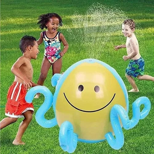 🐙 Pulpo Inflable Lanza Agua - Diversión Acuática para el Verano