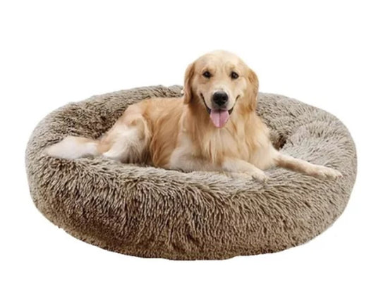 Cama para Mascotas Antiestrés de Felpa XL 🐾