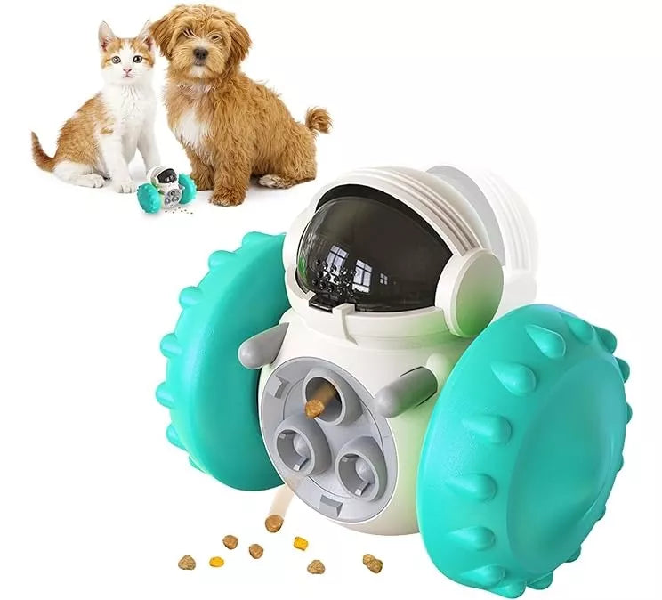 Juguete Interactivo KINGO - Dispensador de Alimento en Forma de Robot 🐶🤖